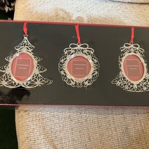 Ornate Silver Picture Frame Set